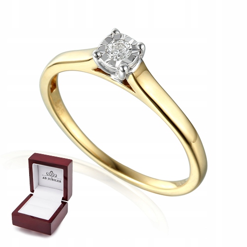 ZASAHOVACÍ KRÚŽOK 14k DIAMOND 0,09 ct R55118