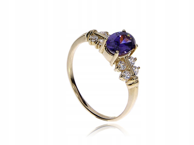 ZÁSOBNÍKOVÝ KRÚŽOK AMETHYST 0,585 LgP504