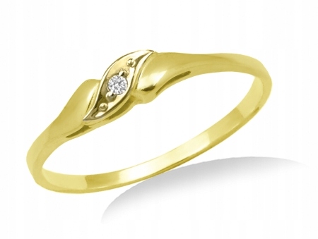 Brilantný zásnubný prsteň 0,014 ct GOLDRUN