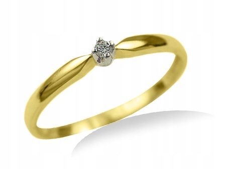 BRILLIANT ENGAGEMENT RING 0,03CT GOLDRUN