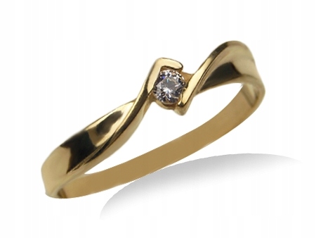 BRILLIANT ENGAGEMENT RING 0,06 ct GOLDRUN