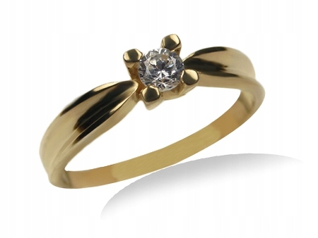 BRILLIANT ENGAGEMENT RING 0,13CT GOLDRUN