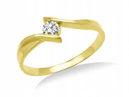 BRILLIANT ENGAGEMENT RING 0,16CT GOLDRUN