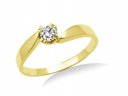 BRILLIANT ENGAGEMENT RING 0,26 ct GOLDRUN