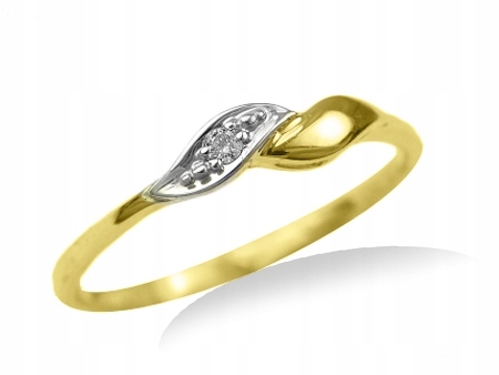 DIAMANTOVÝ PRSTENNÝ KRÚŽOK 0,02 ct GOLDRUN