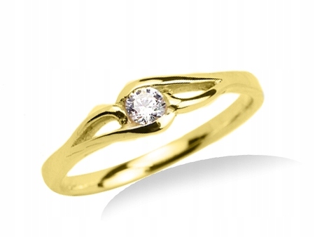 DIAMANTOVÝ PRSTENNÝ KRÚŽOK 0,11 ct GOLDRUN