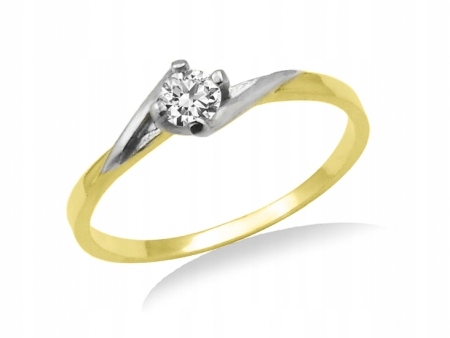 DIAMANTOVÝ PRSTENNÝ KRÚŽOK 0,16 ct GOLDRUN
