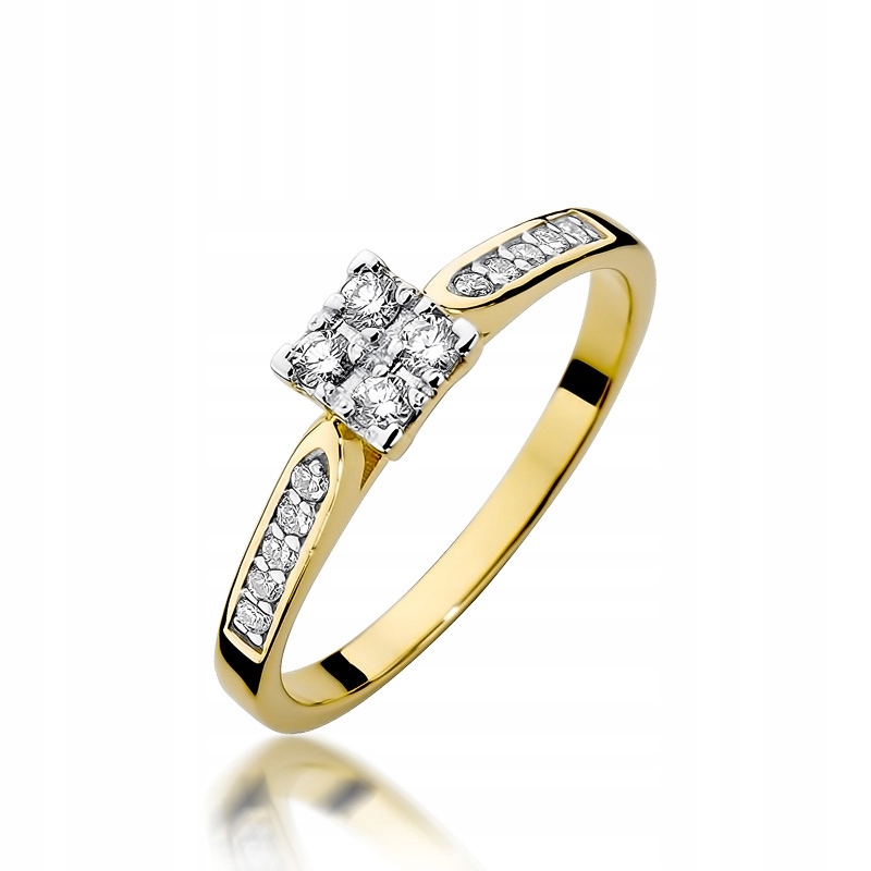 ZÁSUVNÝ KRÚŽOK S BRILIANTMI 0,16 CT OBCHOD