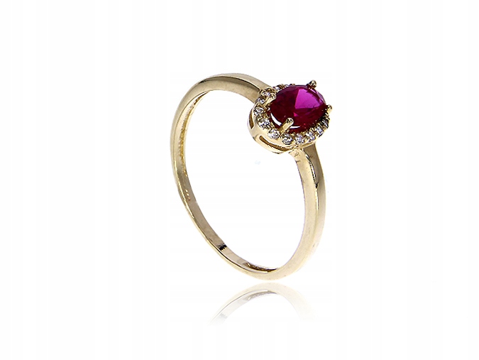 PRSTENEC NA ZLATO RUBY 585 LgP496
