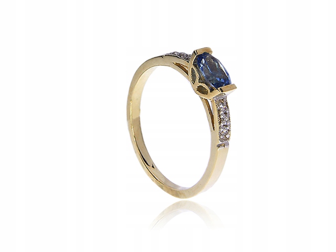 ZLATÝ TOPAZ ZÁSUVNÝ KRÚŽOK 585 LgP497