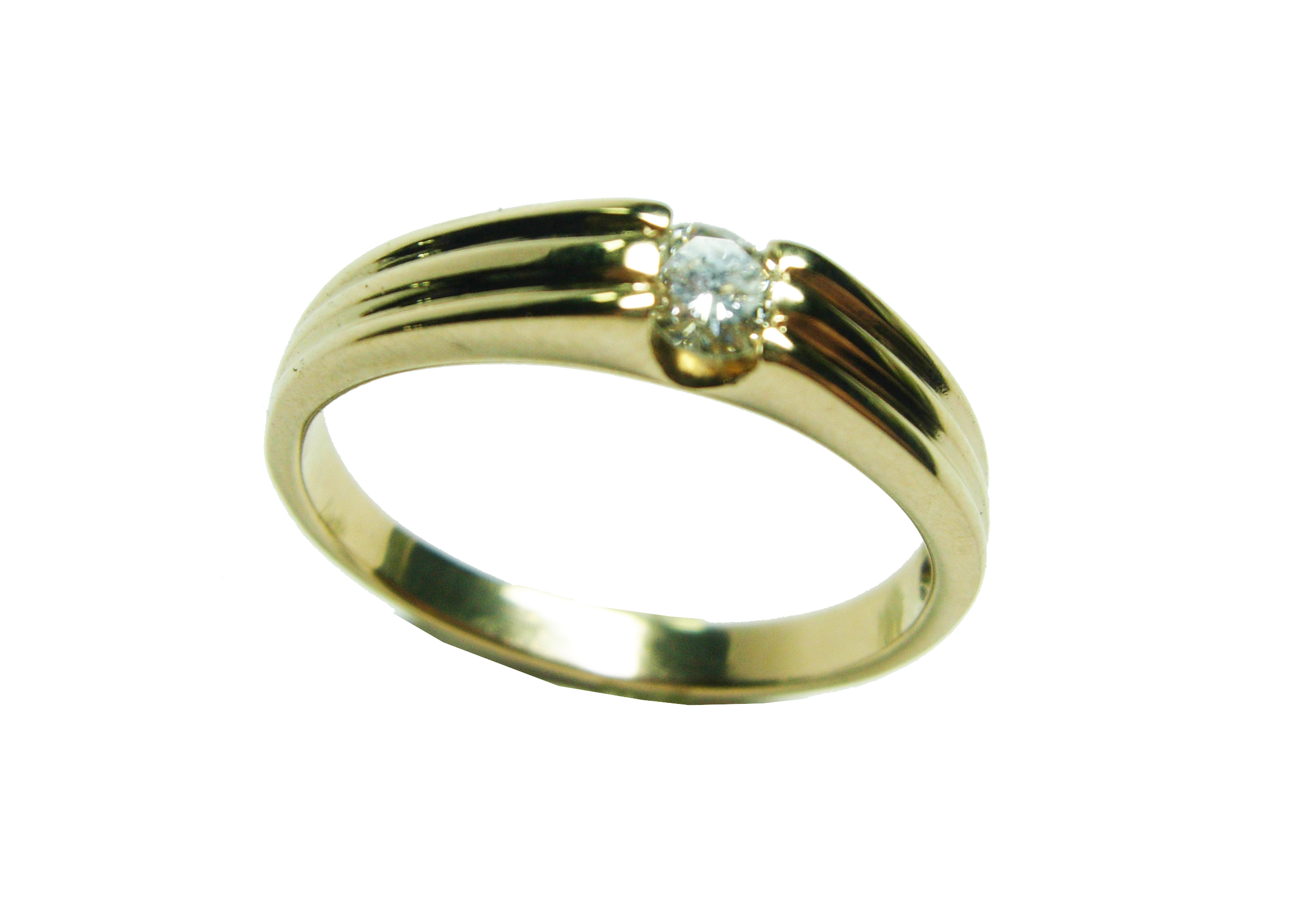 ZASAHOVACÍ KRÚŽOK s diamantom 0,25 CT SI1 / H