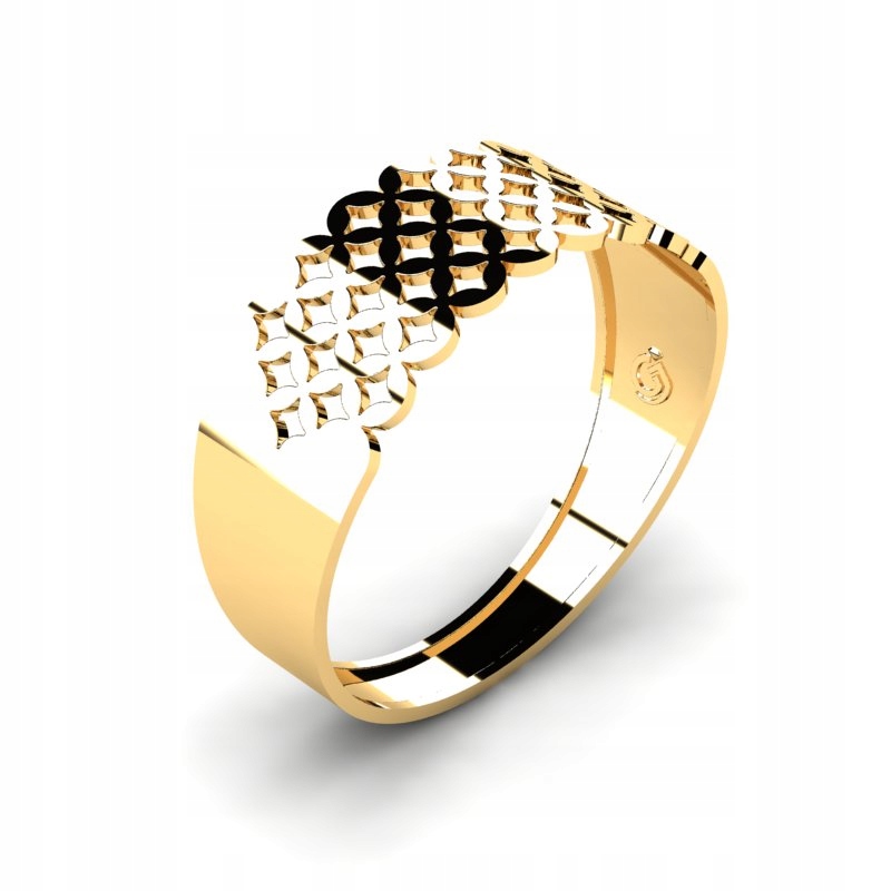 ZLATÝ OPENWORKOVÝ KRÚŽOK MAROČSKÝ CLOVER 14K