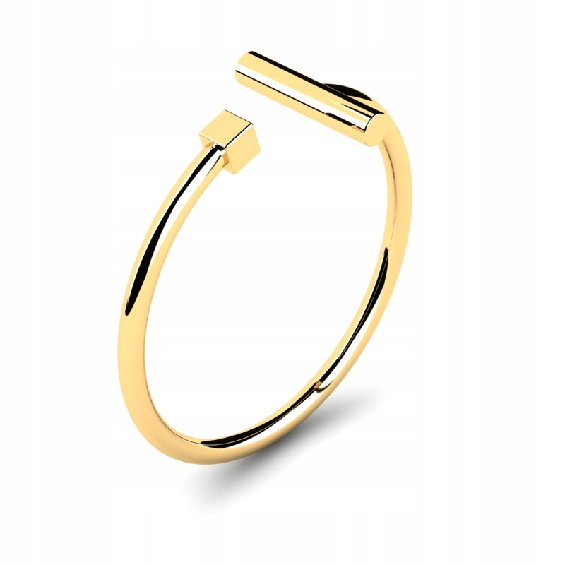 NASTAVITEĽNÝ, MODERNÝ, ZLATÝ, GLOSSY RING