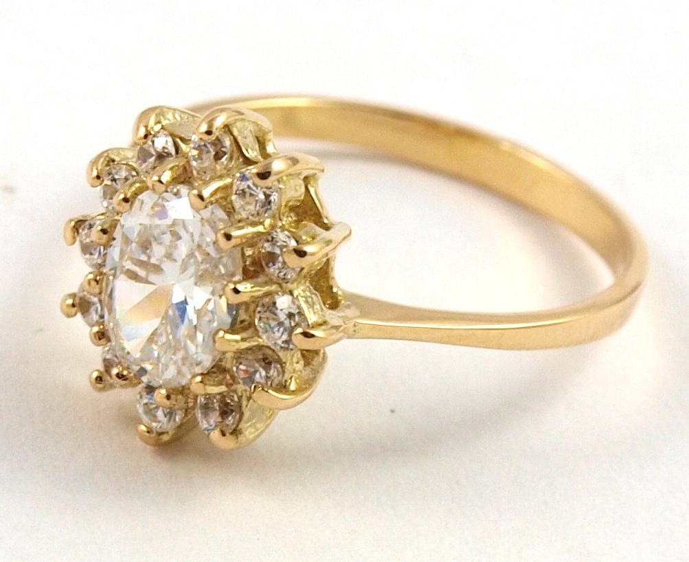 GOLDEN RING ZIRCONIA GOLD TRIAL 585