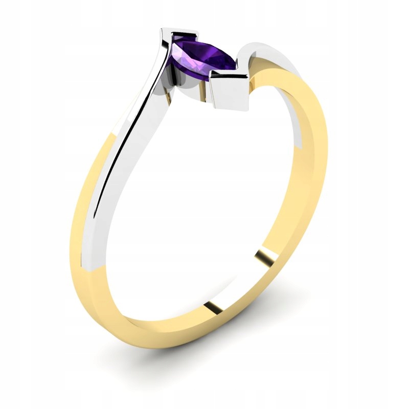 PRÍRODNÝ ZLATÝ OKRUH AMETYST 0,15 ct