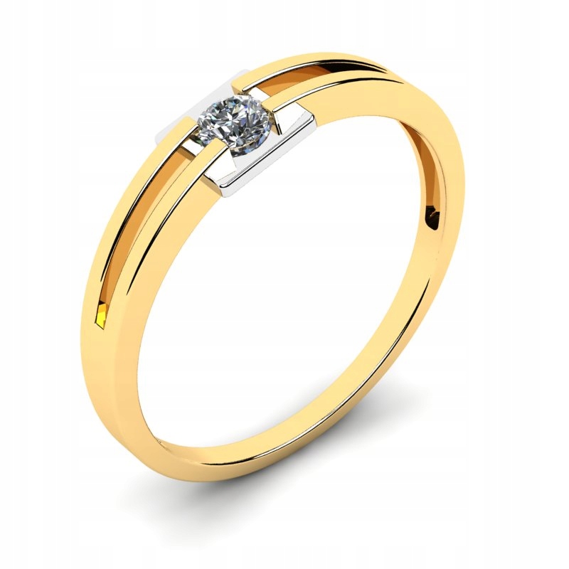 14K CARAT GOLD BRILLIANT PRSTEN