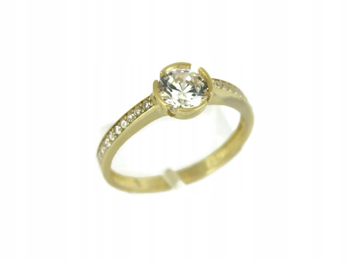 ZLATÝ PRSTEŇ S PR.333 ZIRCONIA R 13.5