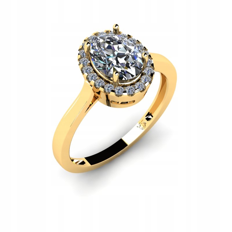 ZLATÝ PRSTEN S TOPAZOM A BRILLIANTAMI 1.94CT