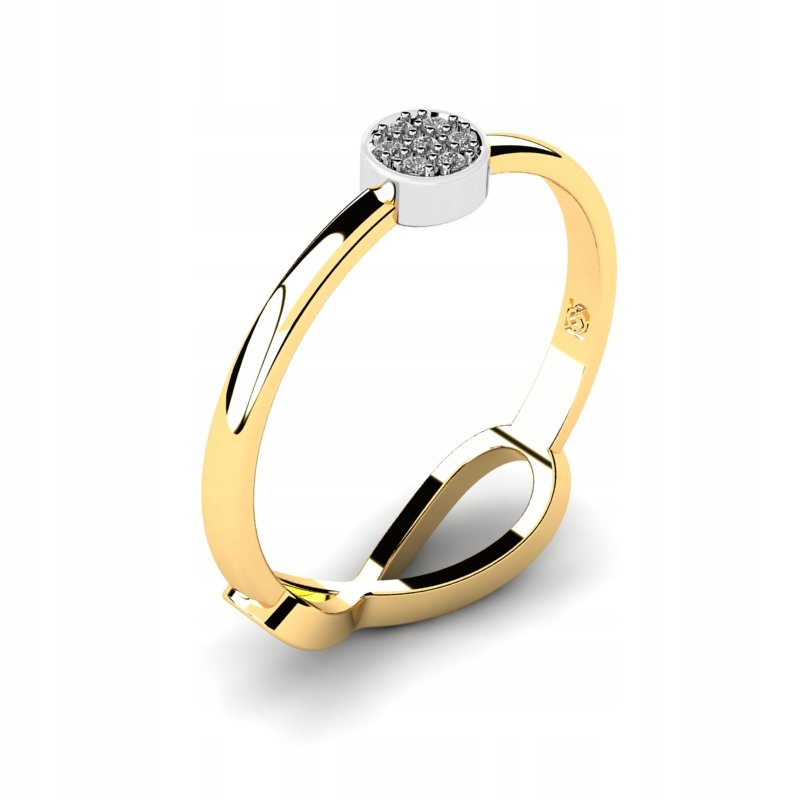 INFINITY GOLD ENGAGEMENT RING