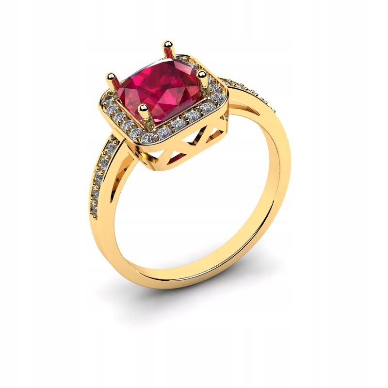 NOVÝ RUBY GOLD ZÁSUVKOVÝ KRÚŽOK R10