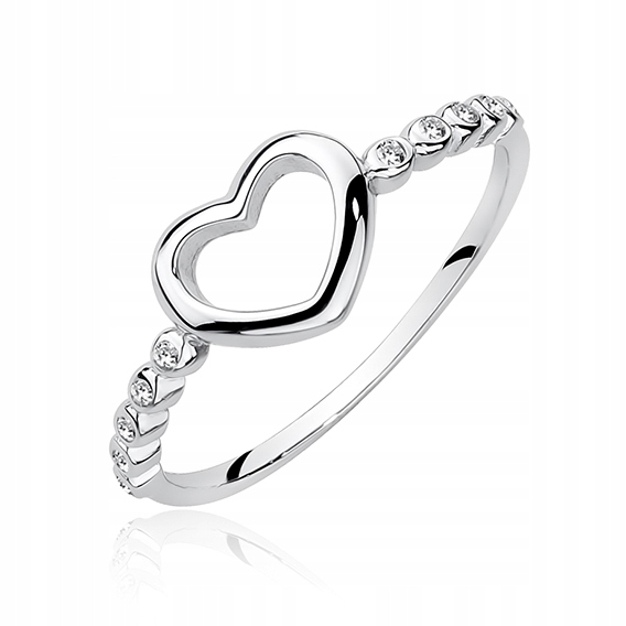 RING ag925 SRDCE venovanie box # 16 P130