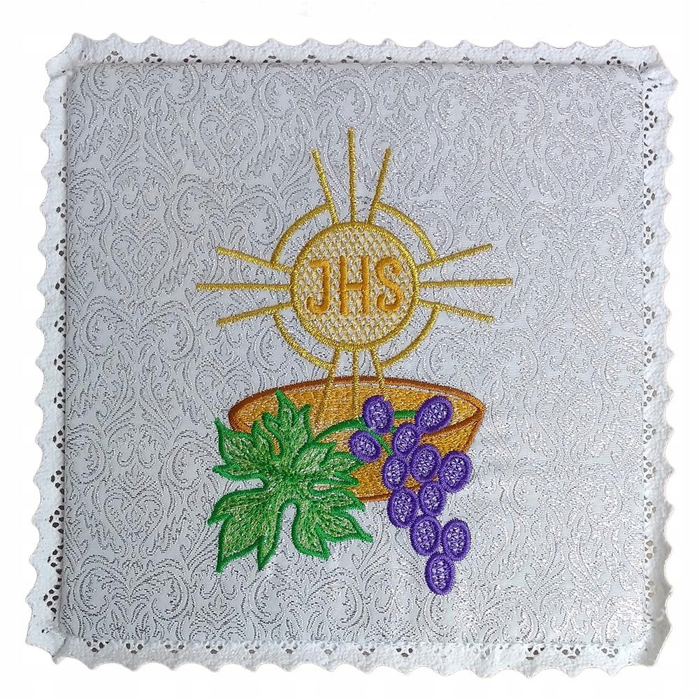 Vyšívaný prst 18x18cm Silver IHS - 00899