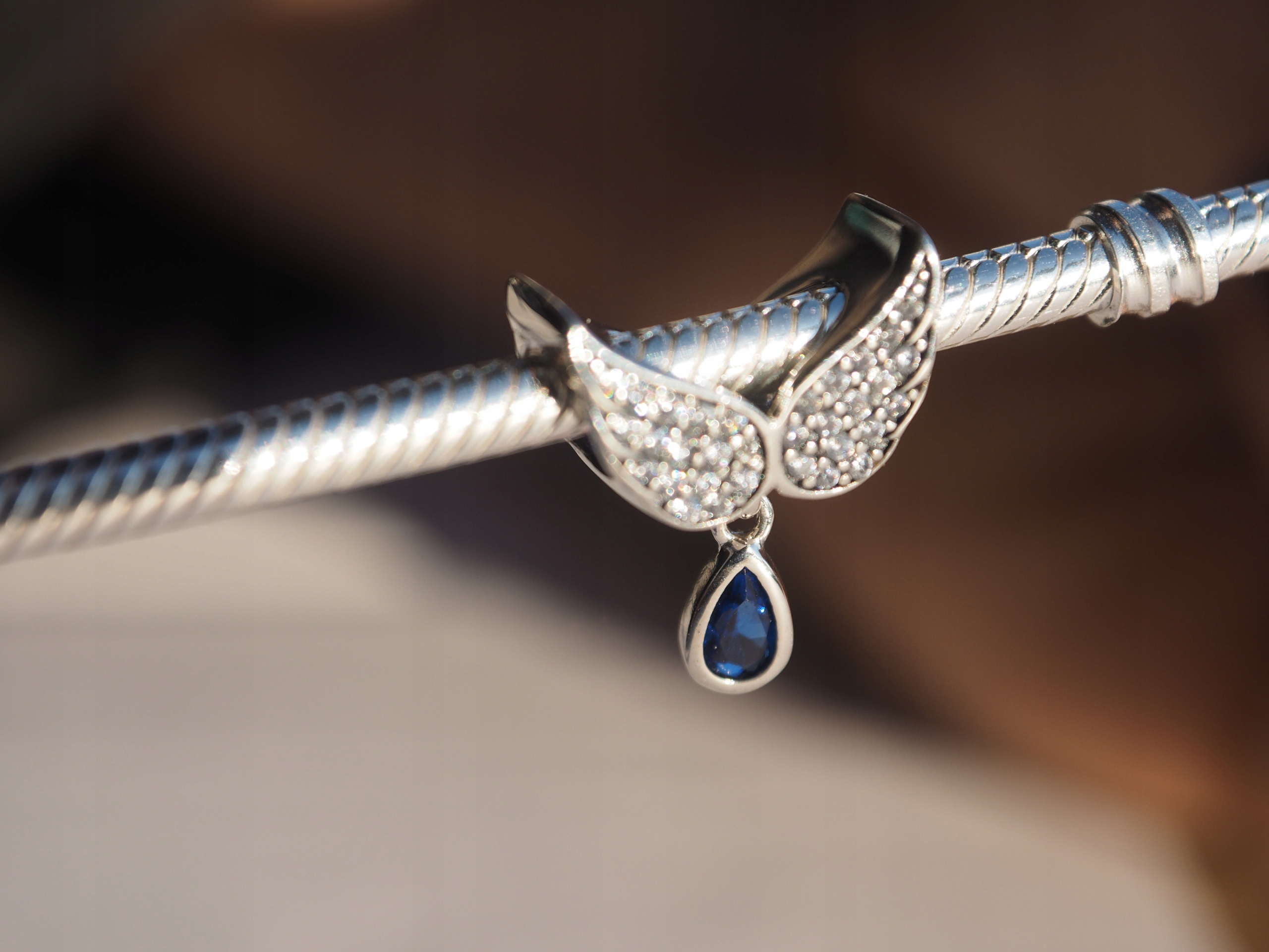Prívesok Pandora Charm Bead Angel Wings