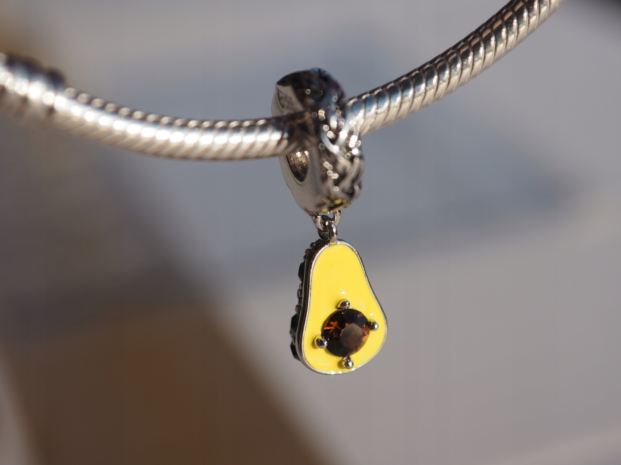 Pandora Charm Avokádo Charm Avokádo Hruška Ow