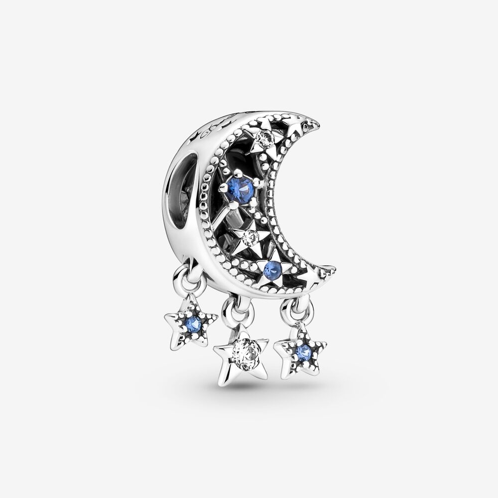 Pandora Charms Star a Crescent Original