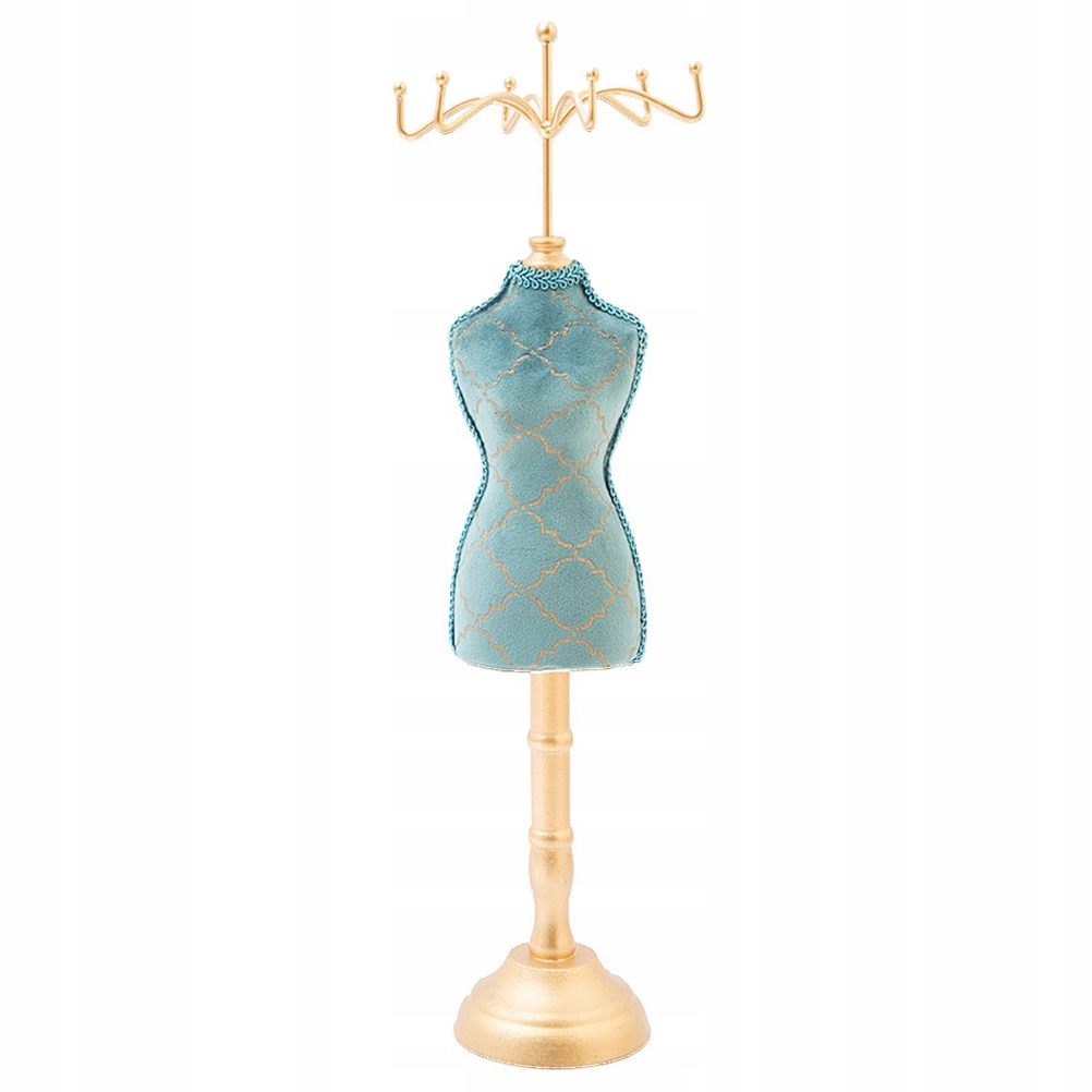 Peacock Blue Series Pozlátenie stojanu na šperky