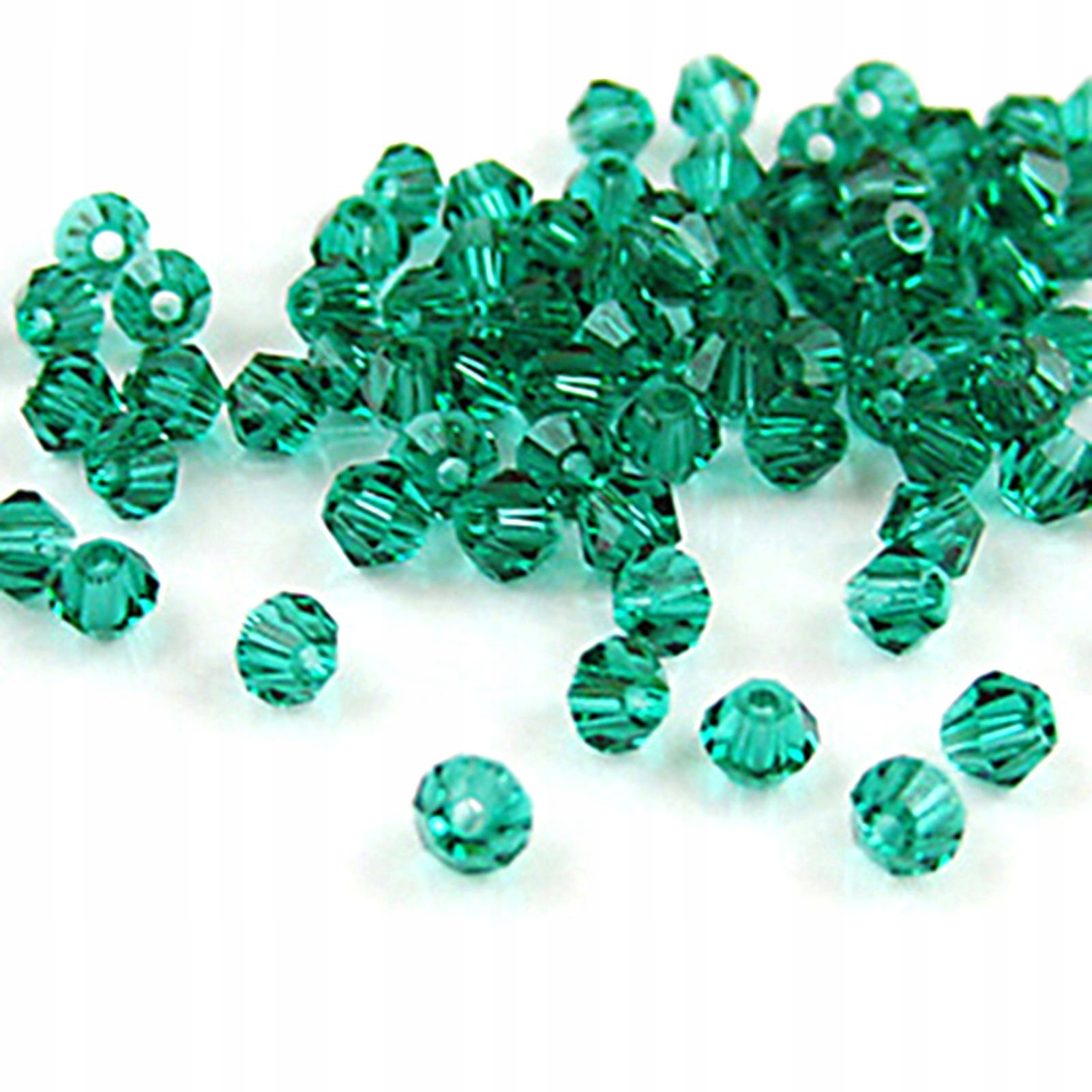 Peacock Green-100pcs/Set 4 mm voľný KO
