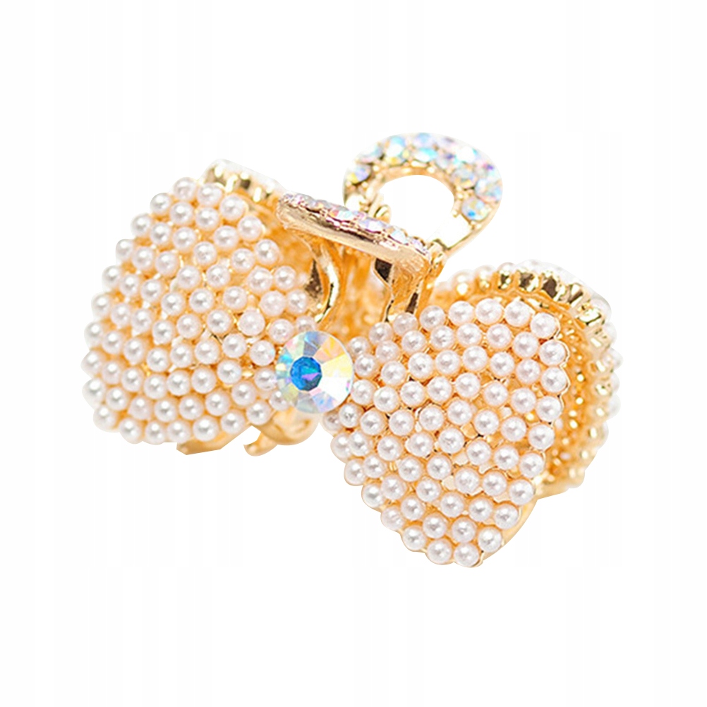 Perlová čeľusť klip shinestone dekora