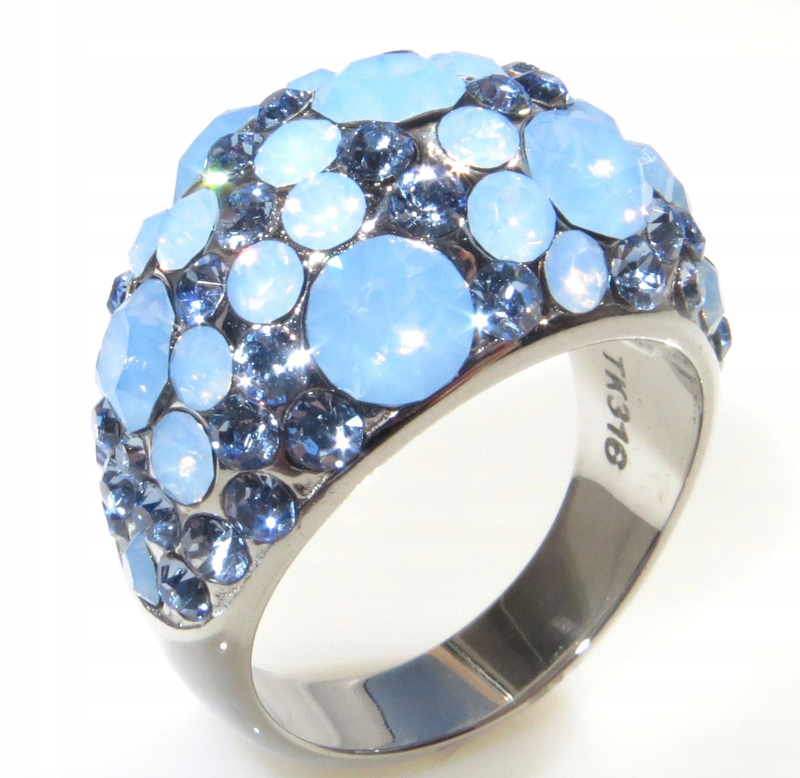 Modrý prsteň Swarovski El BlueSky 11 12 13