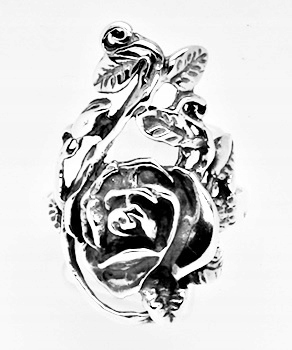 Strieborný prsteň - ROSE - Strieborný prsteň 925