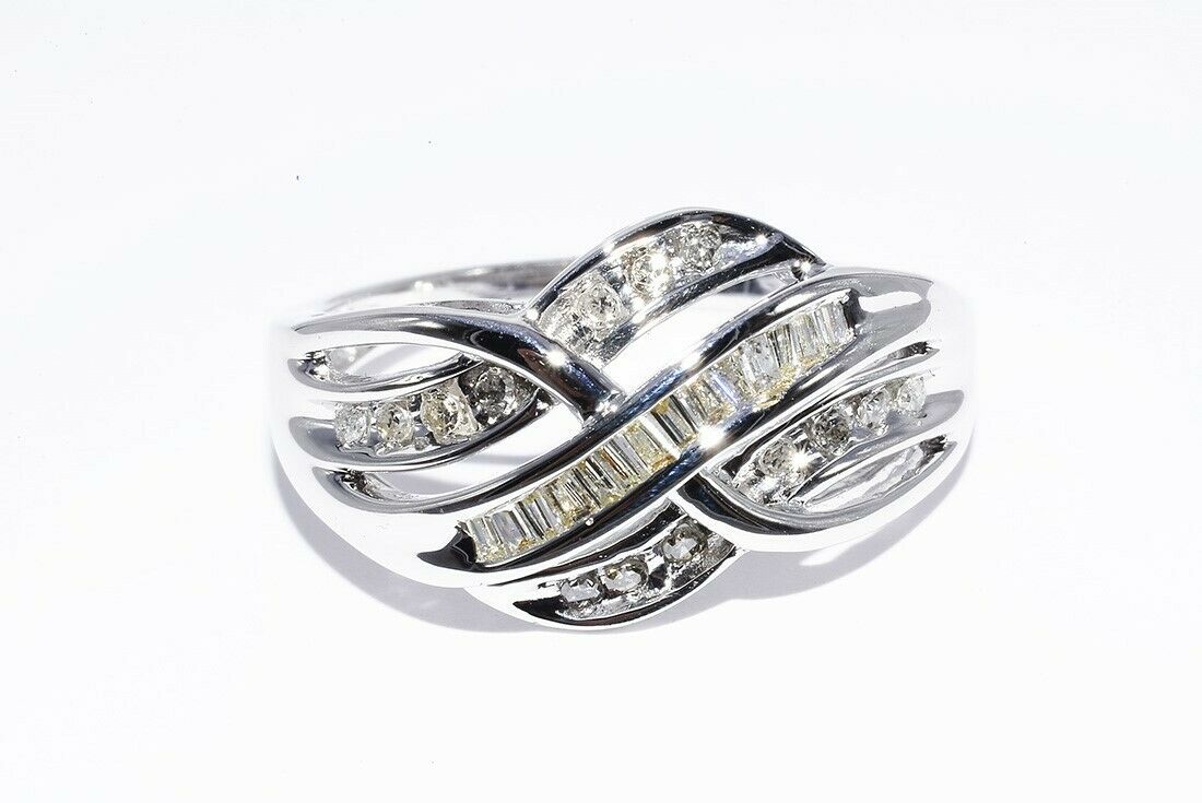 Ring 925 Diamonds 0,21 CT R.15 Certifikát