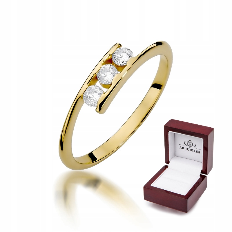 Diamantový prsteň 0,21 ct W-378