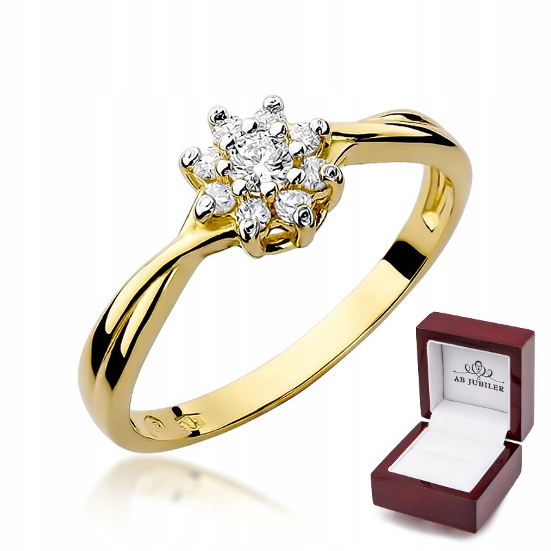 Diamantový prsteň 0,22 ct W-72