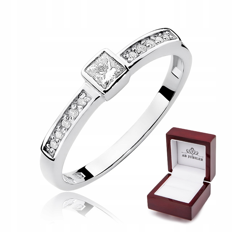 Diamantový prsteň 0,24 ct W-327