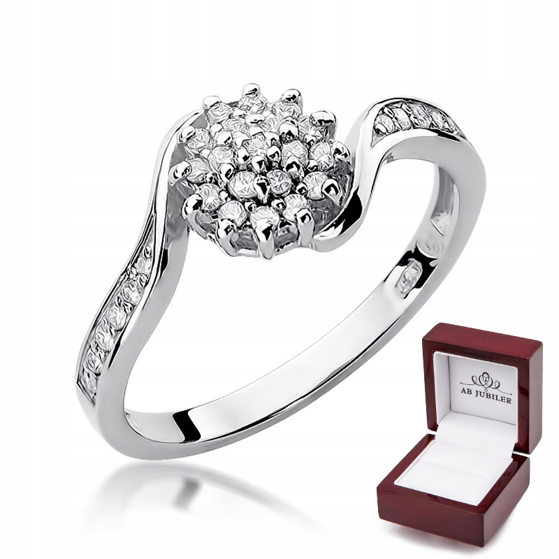 Diamantový prsteň 0,26 ct W-11