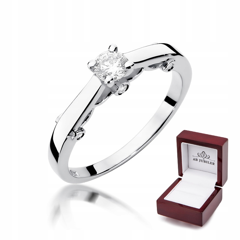 Diamantový prsteň 0,28 ct W-342