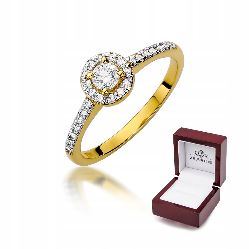 Diamantový prsteň 0,28 ct W-406