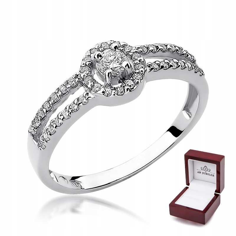 Diamantový prsteň 0,31 ct W-272