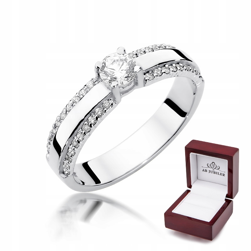 Diamantový prsteň 0,45 ct W-356