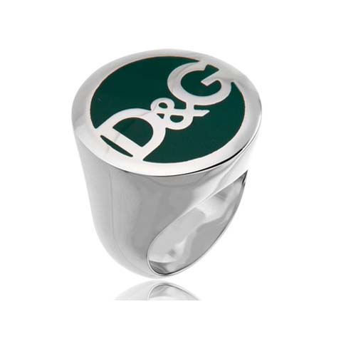 Prsteň Dolce & Gabbana DJ0060 čierny 18 mm