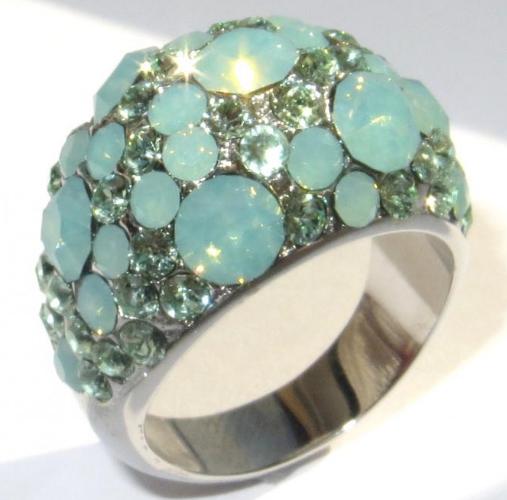Prsteň Swarovski STARS OLIVINE 19 20 21