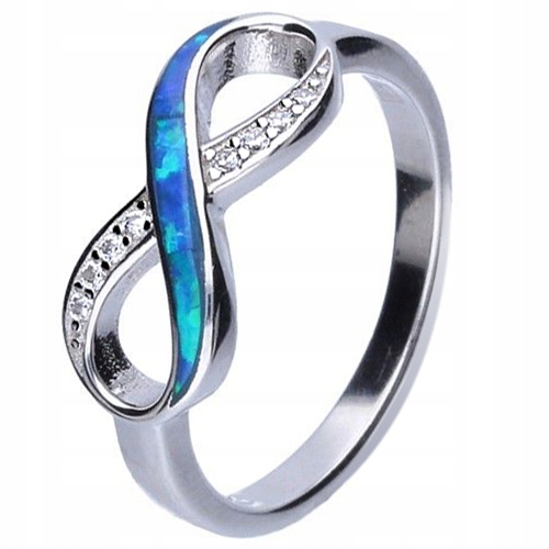 Prsteň INFINITY OPAL SILVER 925 R18 (w1320)