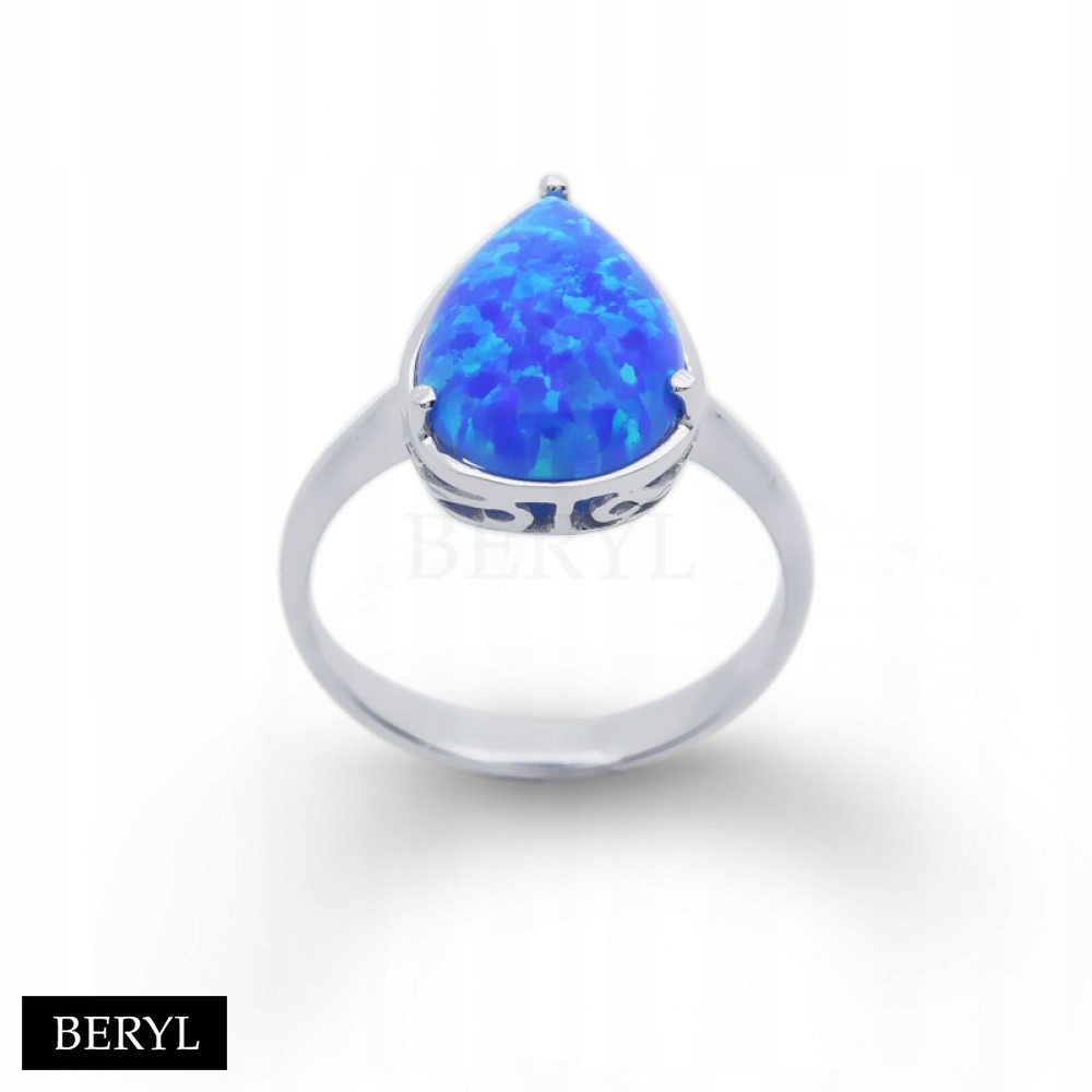 Prsteň Opál neutrálny strieborný 925-18 BERYL