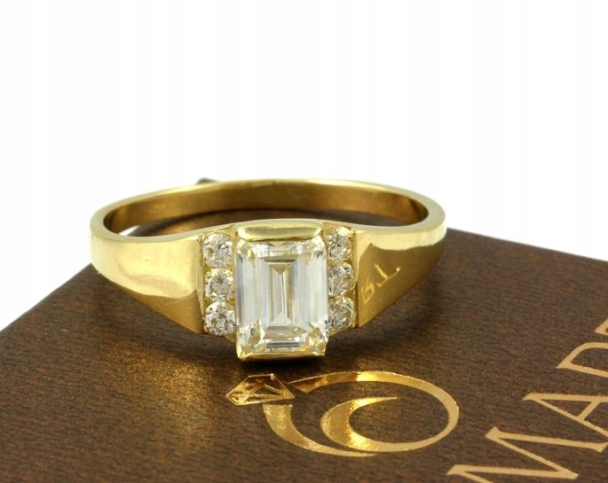 Ring R.24 Geometrické zlato 585 14CT