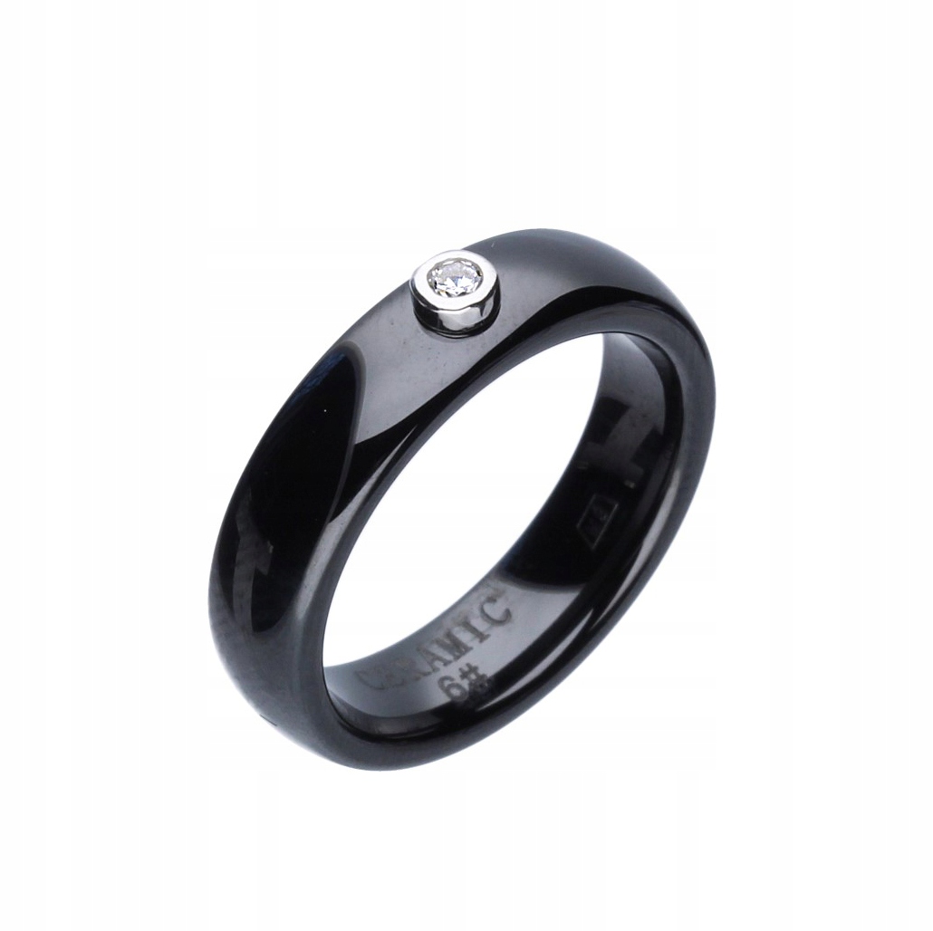 Keramika Ring R20 SILVER 925 zirkóny (w557)
