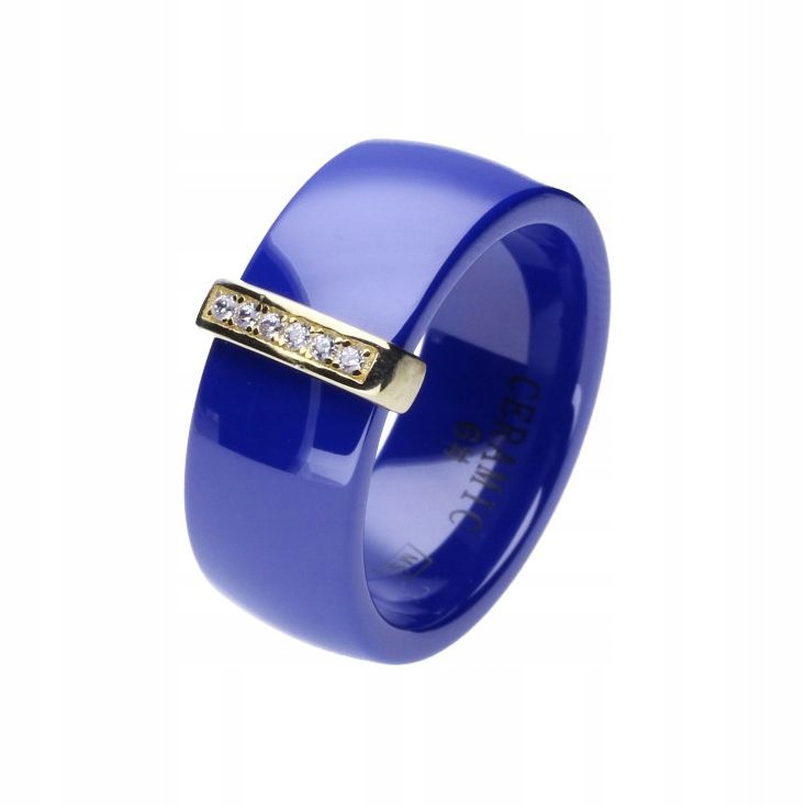 Keramika Ring R9 SILVER 925 zirkóny (w669)